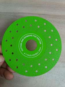 4.5 इंच डायमंड कटिंग ब्लेड छिद्रित हीरा ब्लेड काटने वाली डिस्क काटने वाली डिस्क काटने वाली ग्रेनाइट संगमरमर सिरेमिक टाइलें ओएम - Product Image 3