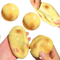 Balle anti-stress ASMR en forme de pomme de terre réaliste, jouet à presser en forme de brique, rebond lent, cadeau pour enfants