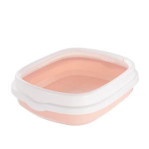 Extra Grote Plastic Kattenbak Semi-Ingesloten Lade Type Geurbestendig Spatwaterbestendig Kattentoilet Benodigdheden Kattenbak - Product Image 6