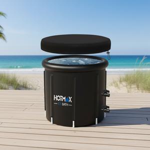 Vanace - Bañera Inflable Portátil de PVC de Alta Calidad, Diseño Nuevo, para 1 Persona, 75 Galones, Duradera, para Terapia de Baño de Hielo y Inmersión en Agua Fría - Product Image 1