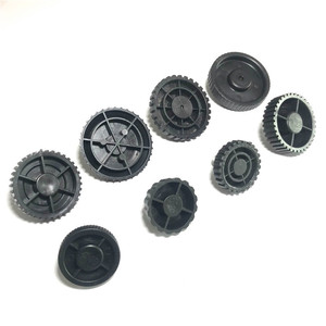 Pieds de nivellement réglables en plastique noir J888 pour meubles, chaises, balances et supports d'appareils - Product Image 2