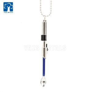 YAZS hochwertige feine Schmuck kette Halsketten für Frauen benutzer definierte glänzende silberne Löffel Halskette - Product Image 2