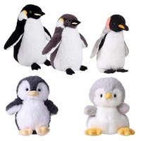 Porte-clés en peluche personnalisé de 4 pouces, animaux en peluche, jouets en peluche Kawaii, Capybara, pingouin, poisson