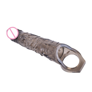 Hoge Kwaliteit Mannen Tpe Deeltje Siliconen Mouw Delay Condoom Prikkels Lange Dikke Slijtage Volwassen Producten Dildo Condoom Volwassen Seksspeeltjes - Product Image 6