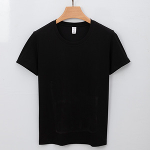 Camiseta personalizada de color sólido para mujer, Camiseta estampada de alta calidad con estilo de algodón suave y hombro liso, camisetas baratas en blanco a granel - Product Image 5
