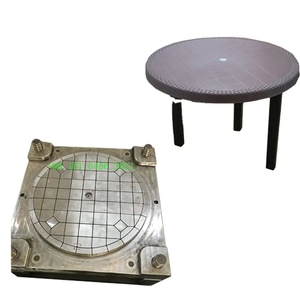Nhà sản xuất gấp bàn tròn khuôn bàn tròn khuôn ép nhựa khuôn ép nhựa chế biến khuôn - Product Image 1