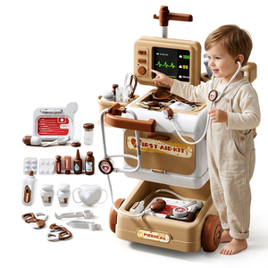 Juego de 28 Piezas de Juguete de Doctor para Niños, Carrito Médico con Luz y Sonido, Juego de Imitación Educativo, Juego de Roles de Hospital, Juguete de Clínica para Niños, Regalo - Product Image 1