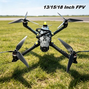 โดรน FPV ระดับโปร ขนาด 15 นิ้ว ชุดเต็มพร้อมมอเตอร์แบบไร้แปรงถ่าน โครงคาร์บอนไฟเบอร์ กล้องคู่ และรีโมทคอนโทรล รับน้ำหนักได้ 10 กิโลกรัม - Product Image 1
