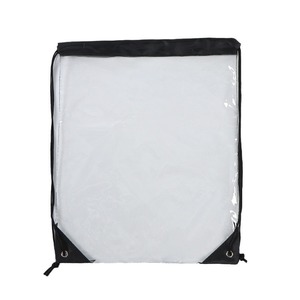 Transparent <b>Drawstring</b> <b>Backpack</b> 42x34cm Waterproof Outdoor PVC Bag Unisex General Packaging - Product Image 5