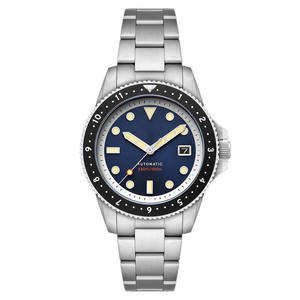 Reloj de Hombre de 41 mm con Movimiento Mecánico Automático Seiko, Cristal de Zafiro, Correa de Acero Inoxidable, Caja de Aleación, 20 mm, Luminoso, Analógico - Product Image 3
