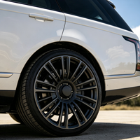 GS Vente Flash Jantes Forgées Sur Mesure Gris Brossé à Profil Profond 18 19 20 21 22 Pouces 5x112 5x114.3 5x130 5x120 pour Range Rover