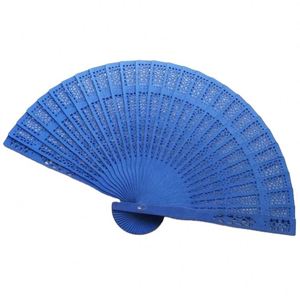 Sandalwood Wooden Openwork Folding Fans Baby Shower <b>Gifts</b> and Wedding Decorations Handheld Fans for Personal Use - Product Image 3
