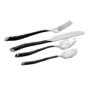 Royal Stainless Steel <b>Cutlery</b> Set Flatware Set With Lining <b>Black</b> Rustic Handle Royal Stainless Steel <b>Cutlery</b> Set - Product Image 1