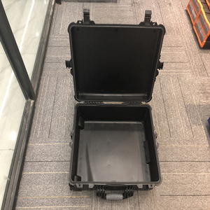 Cứng nhựa không thấm nước Xe đẩy trường hợp nhựa chiến đấu/Du Lịch VaLi với bánh xe và bọt cho cán hộp công cụ trường hợp - Product Image 4