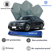 Kaca Film Tinted High Definition Solar Film untuk jendela PET Kaca Film Mobil dengan Anti Gores Garansi 8 Tahun 2 MIL