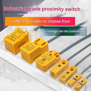 24V DC Modbus เกตเวย์แบบเหนี่ยวนำเซ็นเซอร์ความใกล้ชิดแบบตารางสามสายจำเป็นต้องมีการจำกัดการเดินทางที่จำเป็นสำหรับการเหนี่ยวนำโลหะ - Product Image 2