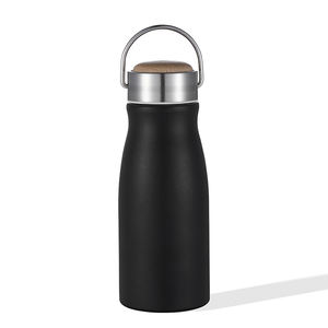 2024 ชีวิตเพื่อสุขภาพสแตนเลสขวดน้ําฉนวนกระติกน้ําสูญญากาศ<span class=keywords><strong>นม</strong></span>ขวดพร้อมที่จับฝาไม้ไผ่ - Product Image 2
