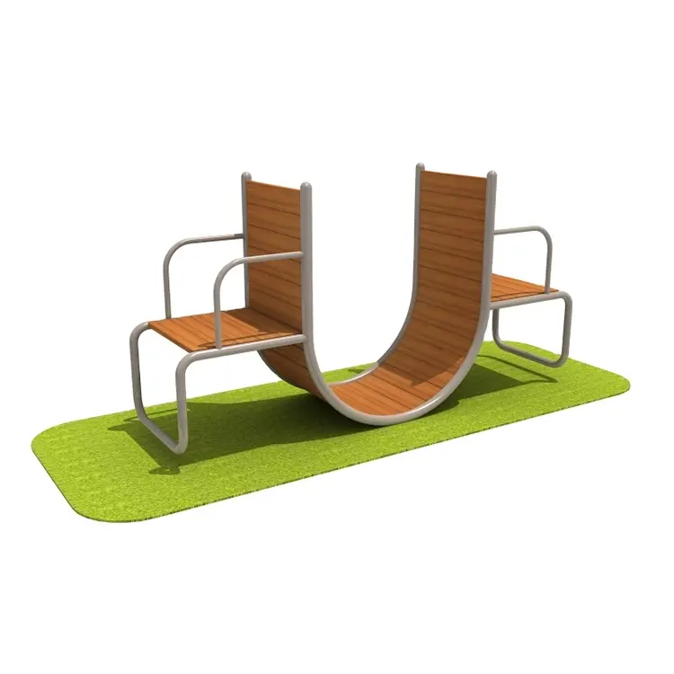 Outdoor U shaped Furniture Baby Rocking Playing Chair special needs playground equipment