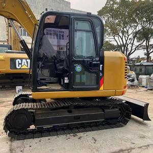 Mini-excavatrice CAT308 E2, poids opérationnel de 8 tonnes, moteur Cummins, capacité de la benne de 0,2 m³, benne de terrassement, marteau brise-roche, dents de rechange - Product Image 5