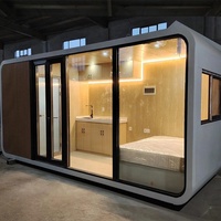Les maisons mobiles Apple Pod modernes de haute qualité peuvent être utilisées comme chalets de vacances ou campings contemporains