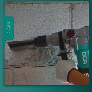Martillo Eléctrico Inalámbrico de Iones de Litio de 20 V 03-28, Taladro de Impacto de Doble Uso, Martillo Demoledor de Concreto de Alta Potencia, Sin Escobillas - Product Image 4