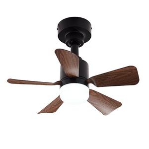 Ventilateur de plafond moderne à LED à 6 vitesses, silencieux, avec moteur DC, télécommande, 6 pales, profil bas, intensité variable, directement de l'usine - Product Image 1