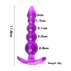 Hot Sale Silicone <strong>Butt</strong> Plug for BeginnerToys Female Masturbation <strong>Cheap</strong> Crystal Anal Beads <strong>Butt</strong> Plug Adult Anal Plug Expander - Product Image 5