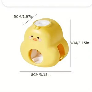 <span class=keywords><strong>Dispensador</strong></span> de pasta de dientes con soporte para cepillo de dientes, pato automático montado en la pared, Hogar, baño, <span class=keywords><strong>crema</strong></span> de manos <span class=keywords><strong>Dental</strong></span>, regalo de cuidado Personal - Product Image 5