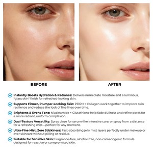 Siero Spray OEM all'ingrosso PDRN Collagene Effetto Pelle Vetroosa Rimpolpante Visibile Anti-Età Rassodante per il Viso - Product Image 3