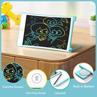 Tablette d'écriture LCD, tablette de dessin colorée pour tout-petits de 8,5 pouces, tablette de dessin électronique effaçable et réutilisable