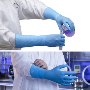 Gants Médicaux Stériles Jetables en Nitrile Longs Couvrant les Coudes, Sans <span class=keywords><strong>Latex</strong></span>, pour Obstétrique et Gynécologie - Product Image 6