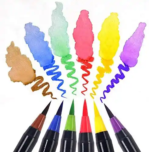 Watercolor Pen Set Kids, Watercolor Pen Set Markers