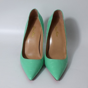 Custom-made Green <b>High</b> <b>Heels</b> for Women Sexy Stiletto Red Bottom Pumps Breathable Fashion Trend Summer Autumn 12cm/10cm/8cm - Product Image 6
