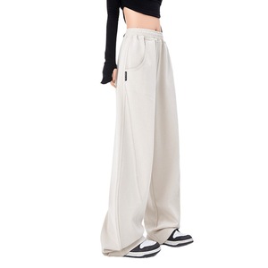 Nuovi Pantaloni Sportivi Invernali da Donna Stile Americano Vita Media Slim Fit Casual Versione Stretta <span class=keywords><strong>Design</strong></span> Frontale Piatto Cotone Poliestere - Product Image 6