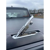 Couverture de benne de camionnette manuelle rétractable rigide en aluminium compatible avec Sierra 2019-2025
