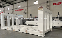 Machine de fraisage CNC 5 axes ANBEN Jinan avec axe rotatif, commande Syntec, NC Studio DSP, moteur Yaskawa 9kw, broche simple