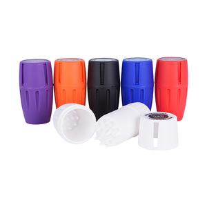 Smerigliatrice per erbe in plastica a forma di botte contenitore per tabacco con vasetto da Stash incorporato - Product Image 3