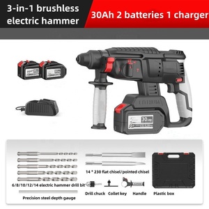 21V Brushless Lithium Hammer Impact Drill Continuously Variable Speed Handheld 3-in-1 <b>Power</b> <b>Tools</b> N345 21V Brushless Lithium - Product Image 2