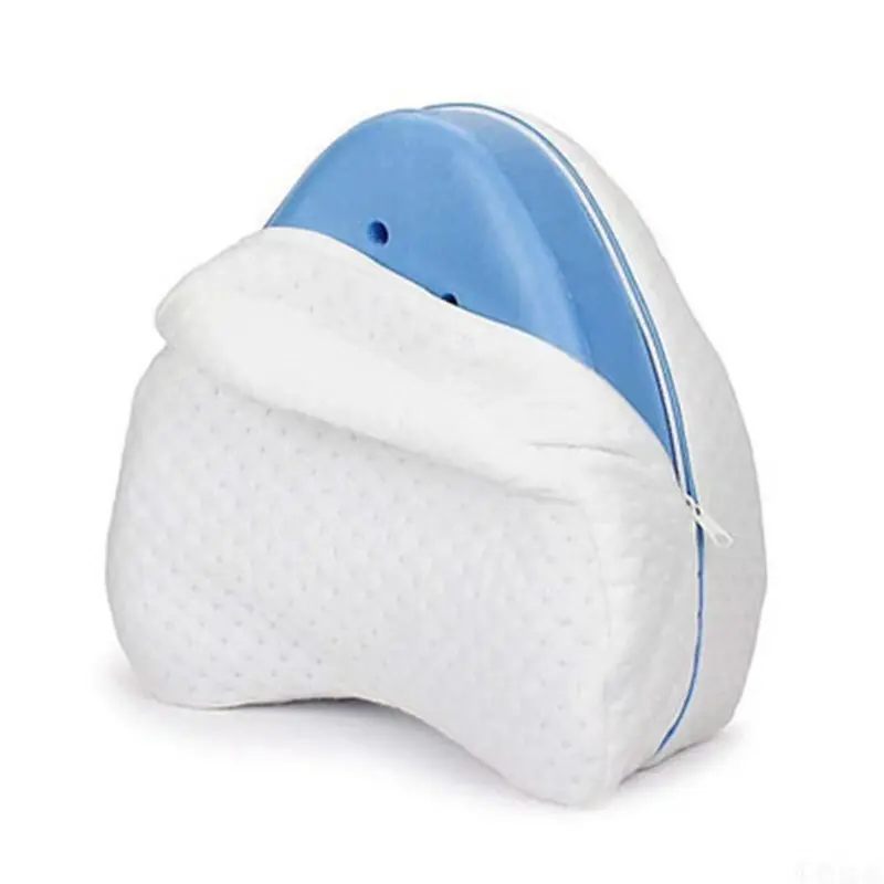 Multifunctional memory foam punching slow rebound cotton portable health care heart shaped leg pillow