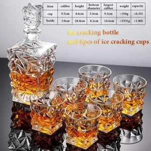 Coffret de Carafe à <span class=keywords><strong>Whisky</strong></span> Écossais Personnalisable avec Logo, Cadeaux d'Affaires en Gros, Verre Borosilicate Haute Qualité 27oz, Réutilisable pour Liqueur, Vin, Cocktail - Product Image 2