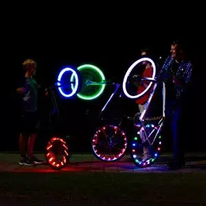 Led Bike Spoke Lights Soft String Lights Easy Installation Bicycle Wheel Light LED Bike Spoke Lights