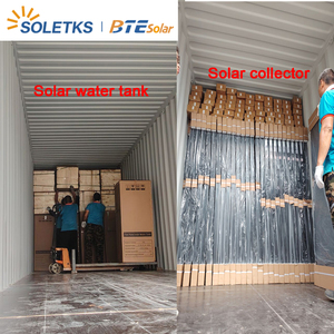 Soletks 2024 công suất lớn bể nước chia áp lực hệ thống máy nước nóng năng lượng mặt trời với độ bền với hệ thống thiết kế khách sạn - Product Image 6