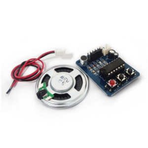 Module vocal avec haut-parleur 0,5W, carte d'enregistrement et de lecture et microphone ISD1820 - Product Image 2
