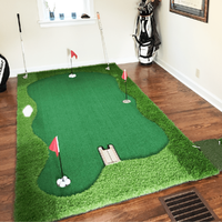 HANWEI GRASS Grosir Putting Golf Hijau Dalam Ruangan Golf Turf Putting Green Practice Golf Putting Green