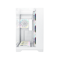 AntarcChill Custom ATX Full Tower Gaming Computer Pc Case With Clear Three Tempered Glass Gaming Computer Cabinet Case