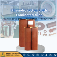 Piezas Estructurales Aislantes ZTELEC Utilizadas en Aceite para Transformadores, Tubo Compuesto de Resina Fenólica PFCC24, Tubo Laminado Fenólico