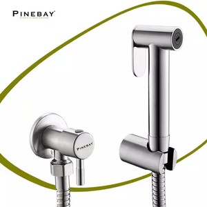 PINEBAY <span class=keywords><strong>2025</strong></span> Лидер продаж, Туалет Shattaf для ванной комнаты, мусульманский душ, спрей для унитаза, набор 304 биде из нержавеющей стали - Product Image 1