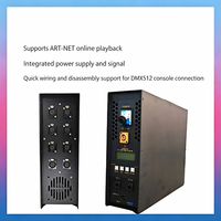 Contrôleur d'éclairage et d'alimentation intégré Art-Net, prend en charge le protocole SPI/DMX, contrôleur de lumière à pixels RGBIC 8 canaux pour la location de scènes