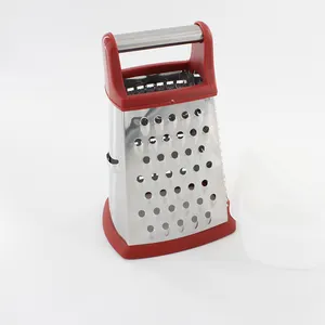 Kitchen Kitchen 4 Sides Multi-functional Stainless Steel Vegetable Fruit Cheese Kitchen Graters Grater With Container