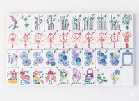Mahjong américain de luxe moderne, 166 tuiles acryliques numérotées, populaire mondiallement, choix de printemps, professionnel pour le jeu en extérieur et les soirées ludiques